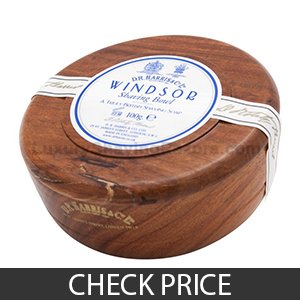 D.R. Harris & Co Windsor Mahogany Effect Shaving Bowl & Shaving Soap