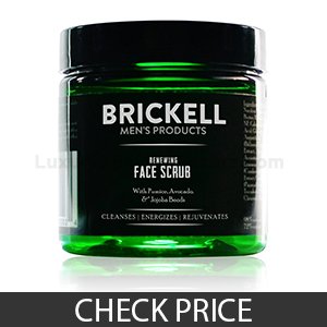 Brickell Men's Renewing Face Scrub for Men