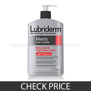 Lubriderm Men’s 3-in-1 Body Lotion With Light Fragrance