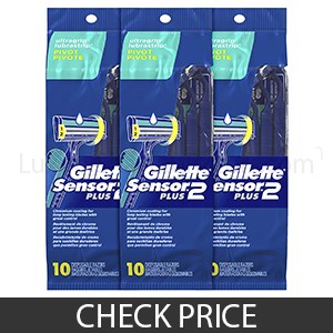 Gillette Sensor2 Plus Pivoting Head Men’s Disposable Razors