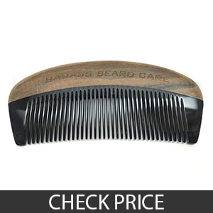 Badass Beard Care Black Series Fine Tooth Ox Horn Comb - Click image for pricing & more info