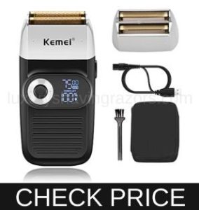 An image of kemei foil professional electric shaver for men - Luxuryshavingrazors.com